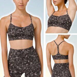 LULULEMON Flow Y Bra Nulu Light Support B/C Cup Size 4 Equalized Multi